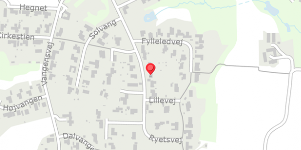 Trafikstøjkort på Ryetsvej 21, 9900 Frederikshavn