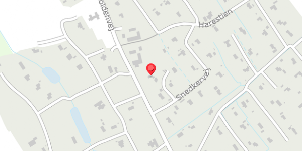 Trafikstøjkort på Snedkervej 3, 9981 Jerup