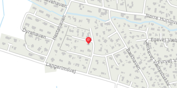 Trafikstøjkort på Hestehaven 21, 9560 Hadsund