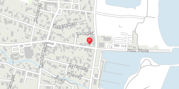 Trafikstøjkort på Brogade 4, 9370 Hals