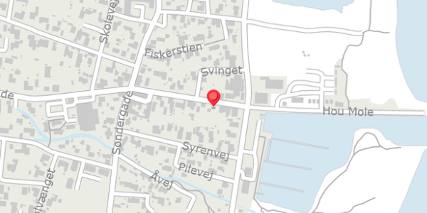 Trafikstøjkort på Brogade 5, 9370 Hals