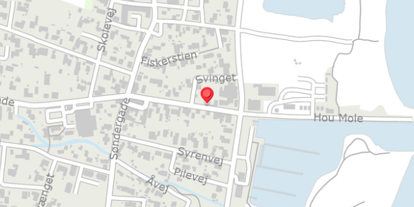 Trafikstøjkort på Brogade 6, . , 9370 Hals