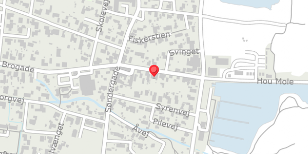 Trafikstøjkort på Brogade 11, . , 9370 Hals
