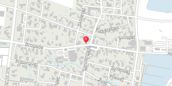 Trafikstøjkort på Brogade 18, . , 9370 Hals
