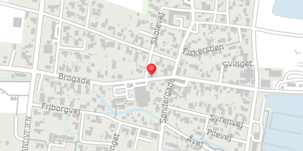 Trafikstøjkort på Brogade 20, . , 9370 Hals