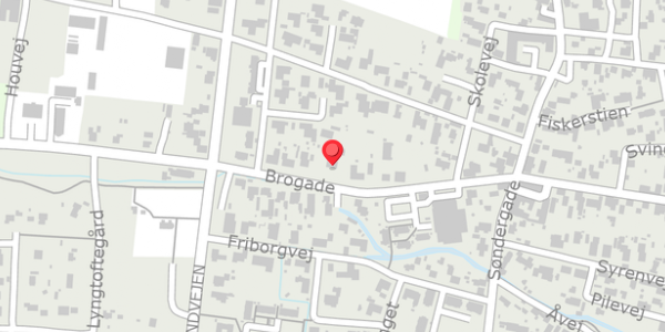 Trafikstøjkort på Brogade 30, 9370 Hals