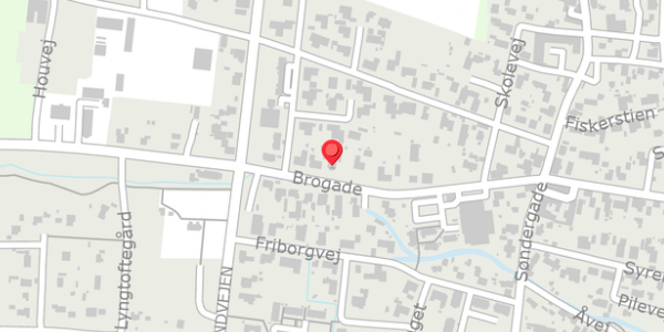 Trafikstøjkort på Brogade 32, . , 9370 Hals