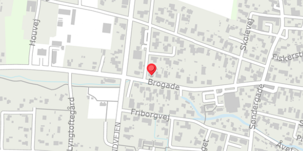 Trafikstøjkort på Brogade 36, 9370 Hals