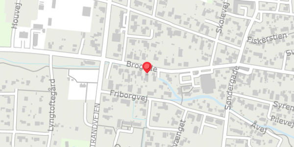 Trafikstøjkort på Brogade 39, 9370 Hals