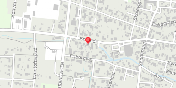 Trafikstøjkort på Brogade 41, 9370 Hals