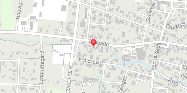 Trafikstøjkort på Brogade 43, . , 9370 Hals