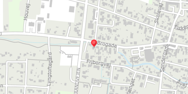 Trafikstøjkort på Brogade 47, . , 9370 Hals