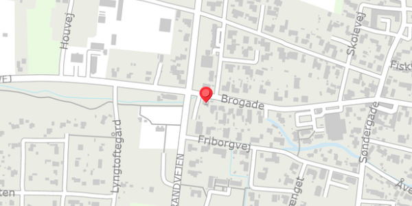 Trafikstøjkort på Brogade 49, 9370 Hals