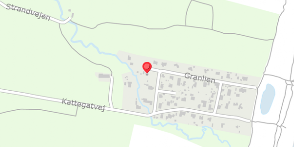 Trafikstøjkort på Granlien 2, 9370 Hals