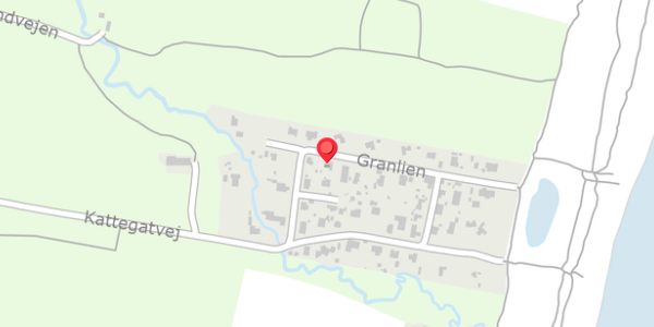 Trafikstøjkort på Granlien 6, . , 9370 Hals