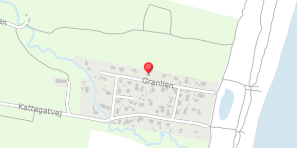 Trafikstøjkort på Granlien 9, . , 9370 Hals