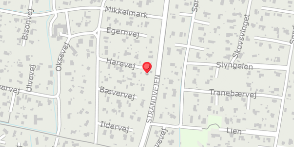 Trafikstøjkort på Harevej 8, . , 9370 Hals