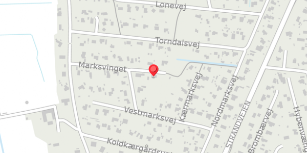 Trafikstøjkort på Marksvinget 8, . , 9370 Hals