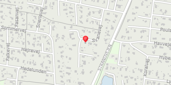 Trafikstøjkort på Svanevej 21, . , 9370 Hals