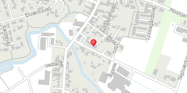 Trafikstøjkort på Ågade 5, . , 9881 Bindslev