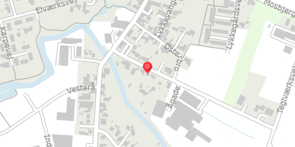 Trafikstøjkort på Ågade 6A, . , 9881 Bindslev