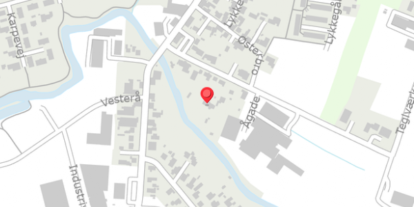 Trafikstøjkort på Ågade 6B, . , 9881 Bindslev