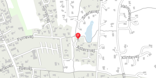 Trafikstøjkort på Astersvej 8, 9881 Bindslev