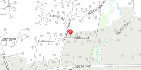 Trafikstøjkort på Bakkevej 1, 9881 Bindslev