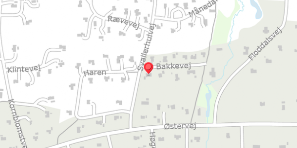 Trafikstøjkort på Bakkevej 2, 9881 Bindslev