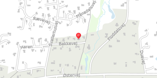Trafikstøjkort på Bakkevej 9, 9881 Bindslev