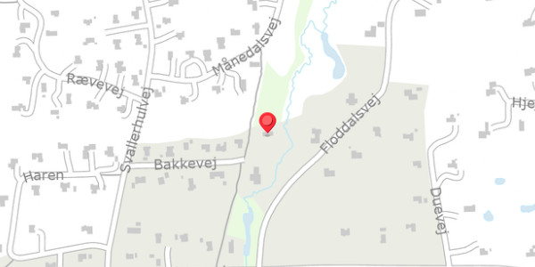 Trafikstøjkort på Bakkevej 13, 9881 Bindslev