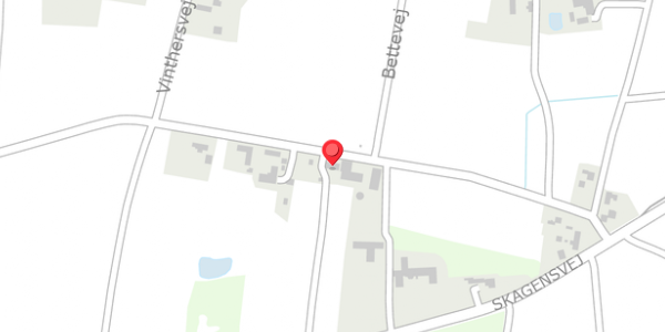 Trafikstøjkort på Bettevej 9, 9881 Bindslev