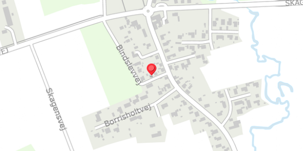 Trafikstøjkort på Bindslevvej 20, 9881 Bindslev