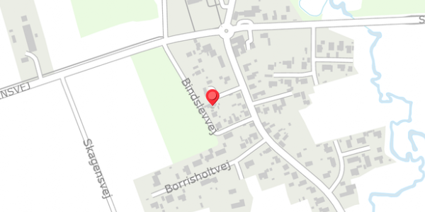 Trafikstøjkort på Bindslevvej 22B, 9881 Bindslev