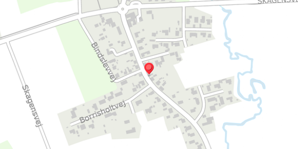Trafikstøjkort på Bindslevvej 23, 9881 Bindslev