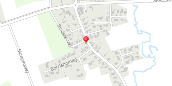 Trafikstøjkort på Bindslevvej 24, 9881 Bindslev