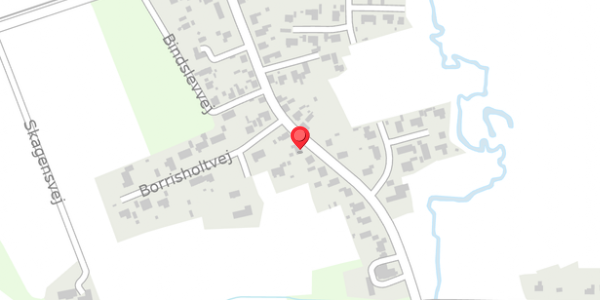 Trafikstøjkort på Bindslevvej 30, 9881 Bindslev