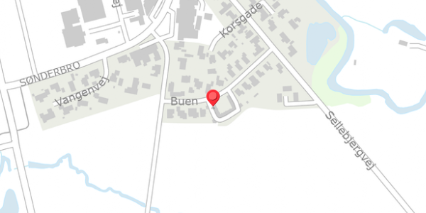 Trafikstøjkort på Buen 27, 9881 Bindslev