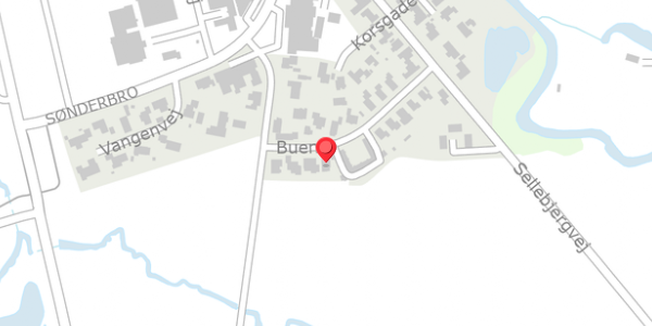 Trafikstøjkort på Buen 29, 9881 Bindslev