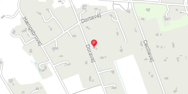 Trafikstøjkort på Doravej 1, 9881 Bindslev