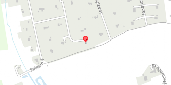 Trafikstøjkort på Falkevej 19, . , 9881 Bindslev