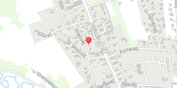 Trafikstøjkort på Granvej 6, 9881 Bindslev