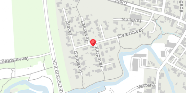 Trafikstøjkort på Karpevej 2, . , 9881 Bindslev