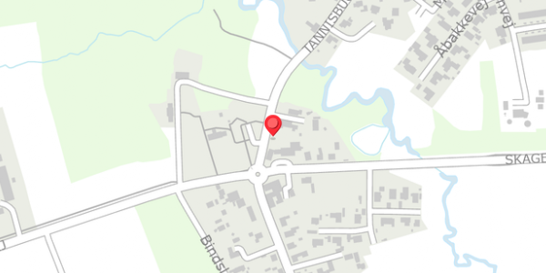 Trafikstøjkort på Tannisbugtvej 4, 9881 Bindslev
