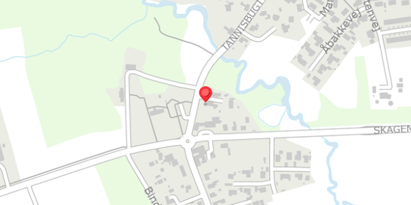 Trafikstøjkort på Tannisbugtvej 6, . , 9881 Bindslev
