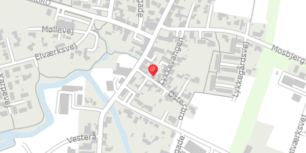 Trafikstøjkort på Østerbro 3, . , 9881 Bindslev
