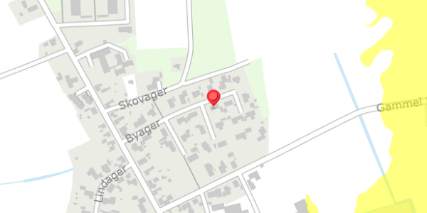 Trafikstøjkort på Byager 12, . , 9760 Vrå
