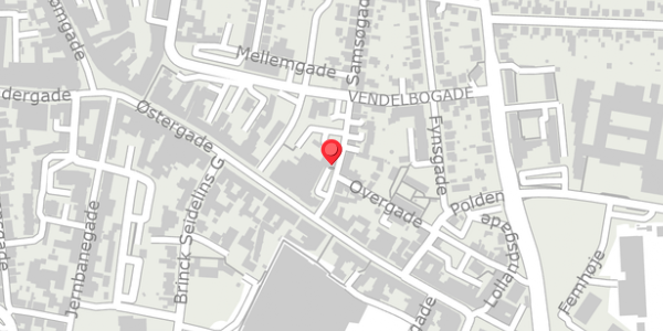Trafikstøjkort på Danmarksgade 3, 9800 Hjørring