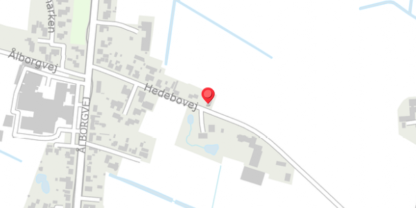 Trafikstøjkort på Hedebovej 21, 9760 Vrå