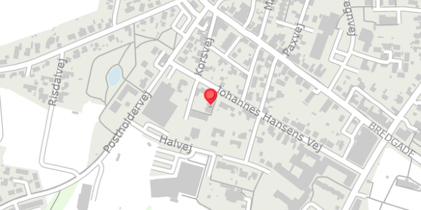 Trafikstøjkort på Johannes Hansens Vej 6C, 9830 Tårs